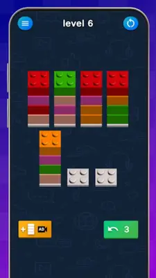 Toy Blocks Sort 3D android App screenshot 0