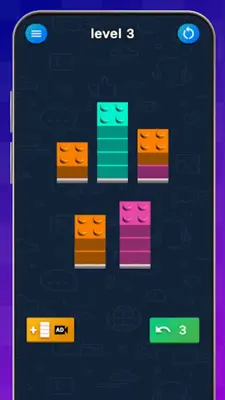 Toy Blocks Sort 3D android App screenshot 1